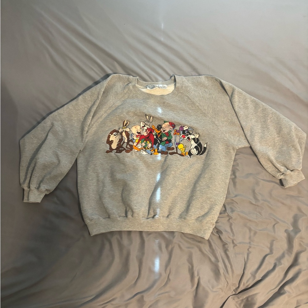 Vintage Authentic Disney Gray Crew Neck